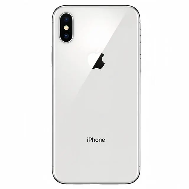 Alt view image 3 of 7 - Refurbished Apple iPhone X 256GB Silver Unlocked Smartphone, 5.8" Super Retina OLED Display, A11 Bionic Chip, Face ID, iOS Cell Phone