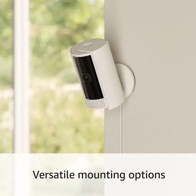 Alt view image 5 of 6 - All-new Ring Indoor Cam, White with Ring Video Doorbell Wired