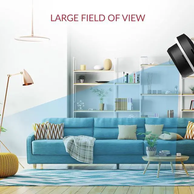 Alt view image 7 of 7 - YI Pro 2K 3PC Home Security Camera, 2.4GHz Indoor Cameras for Home Security with Person, Vehicle, Animal Smart Detection, Phone App for Baby, Pet, Dog Monitoring, Works with Alexa and Google Assistant