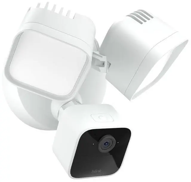Alt view image 2 of 5 - Blink Wired Floodlight Camera - Smart security camera, 2600 lumens, HD live view, enhanced motion detection, built-in siren, Works with Alexa  1 camera (White)