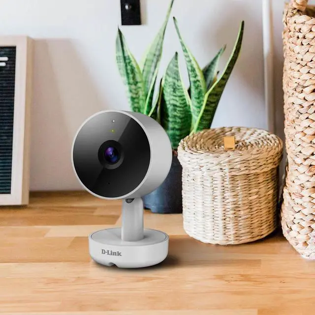 Alt view image 2 of 7 - D-Link mydlink 2K (1440p) Indoor WiFi Camera, 2K Resolution, Night Vision, AI Person Detection, 2-Way Audio, SD/Cloud Recording, Alexa, Google Assistant (DCS-8350LH)