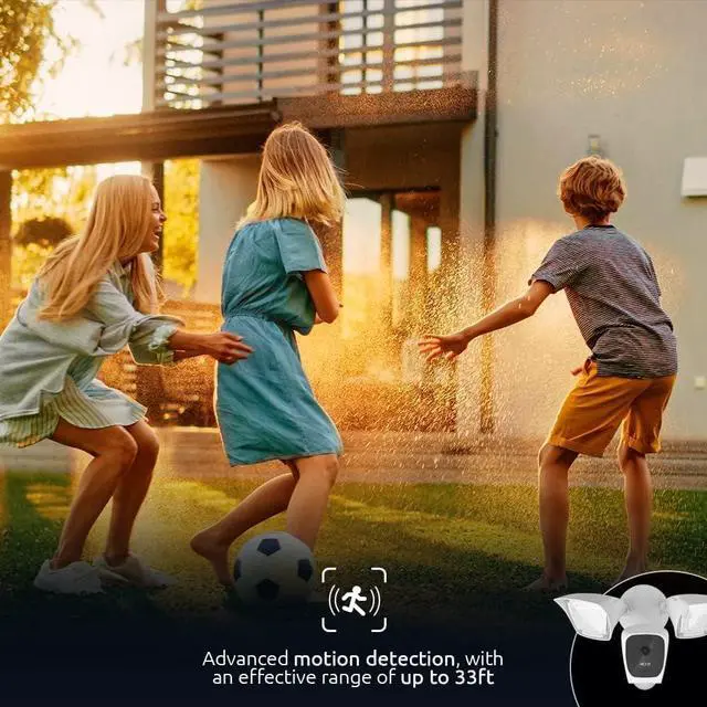 Main image of NEXXT Smart Wi-Fi Floodlight Camera - Outdoor Security, 2500 Lumens, 2K 150° View, Weather Resistant, Motion Detection, Night Vision, App Control | Camara de Seguridad