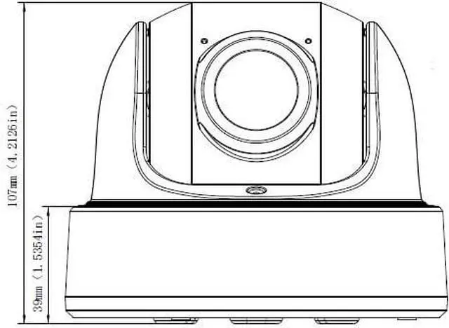 Alt view image 2 of 3 - GeoVision GV-PDR8800 8MP H.265 Super Low Lux WDR Pro IR Fixed Rugged IP Dome Camera with 1.68 mm Lens, 180° Panoramic View, Built-in Microphone