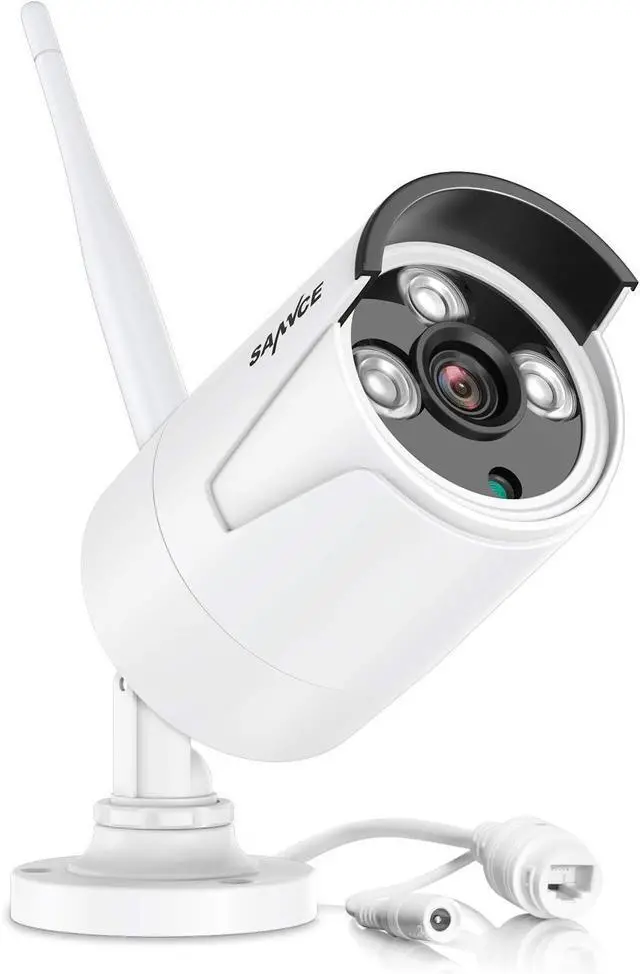 Alt view image 2 of 7 - SANNCE 3.0MP Wireless CCTV Camera, Outdoor Weatherproof Metal Expandable Camera for N48WHE-V1(5MP NVR)(2pcs)