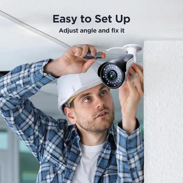 Alt view image 5 of 7 - TIGERSECU 1080P Long Range Bullet Security Camera for DVR, Weatheproof for Indoor/Outdoor Use, Hybrid 4-in-1 OSD Switch for TVI/CVI/AHD/CVBS DVRs (Power Supply and Coaxial Cable Sold Separately)