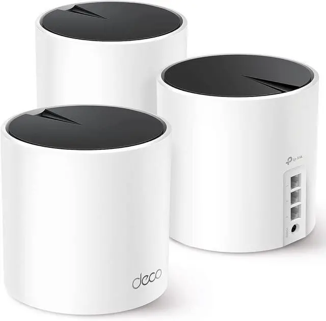 Main image of TP-Link Deco AX3000 WiFi 6 Mesh System(Deco X55) - Covers up to 6500 Sq.Ft. , Replaces Wireless Router and Extender, 3 Gigabit ports per unit, supports Ethernet Backhaul (3-pack)