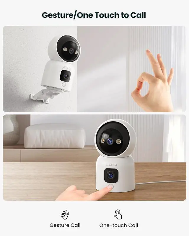 Alt view image 5 of 7 - Gadpiparty ZOSI 3K Lite Security Camera System with AI Human Vehicle Detection,8CH HD TVI Video DVR Recorder with 4X HD Weatherproof CCTV Cameras,Remote Access,1TB Hard Drive&C528D 2K Dual-Lens Indoo