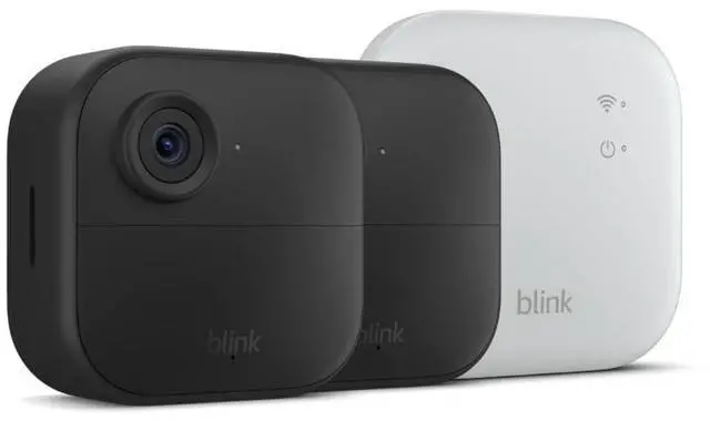 Alt view image 2 of 6 - Blink Outdoor 4 + Sync Module XR  Wire-free smart security camera, two-year battery, go up to 400 feet from your home with extended range  2 camera system