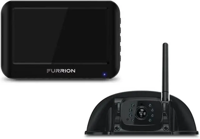 Main image of Furrion Vision S Wireless RV Backup Camera System with 4.3-Inch Monitor, 1 Rear Sharkfin, Infrared Night Vision, Wide-Angle View, Hi-Res, IP65 Waterproof, Motion Detection, Microphone - FOS43TASF