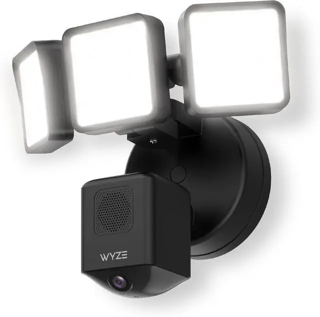 Main image of WYZE Floodlight Camera Pro, PCMag Editors' Choice, 3000-Lumen LEDs, 180° Wide View, 2.5K HD Outdoor Security Camera, Motion Detection, Color Night Vision, Works with Alexa & Google