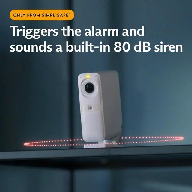 Alt view image 3 of 7 - SimpliSafe Smart Alarm Wireless Indoor Security Camera