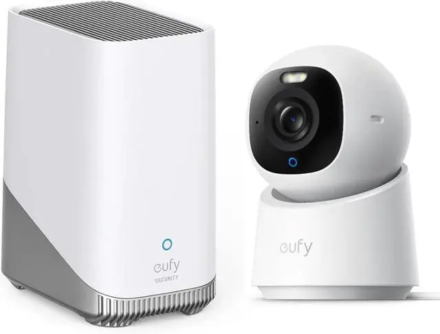 Main image of eufy Security HomeBase S380 (HomeBase 3),eufy Edge Security Center + Indoor Cam E30, Latest Generation, 4K UHD Security Camera, 360 Pan-Tilt