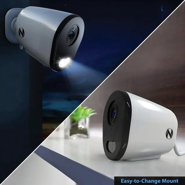 Alt view image 6 of 7 - Night Owl 10 Channel Bluetooth Video Home Security Camera System with (6) Plug-in Wi-Fi 2K HD Indoor/Outdoor Spotlight Cameras with 2-Way Audio and 1TB Hard Drive (Expandable up to 10 Cameras)
