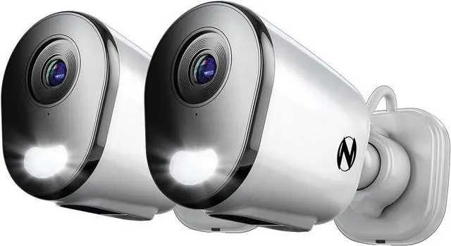 Main image of Night Owl Plug-in Wireless 2K HD Indoor/Outdoor Deterrence Camera with 2-Way Audio (2 Camera)