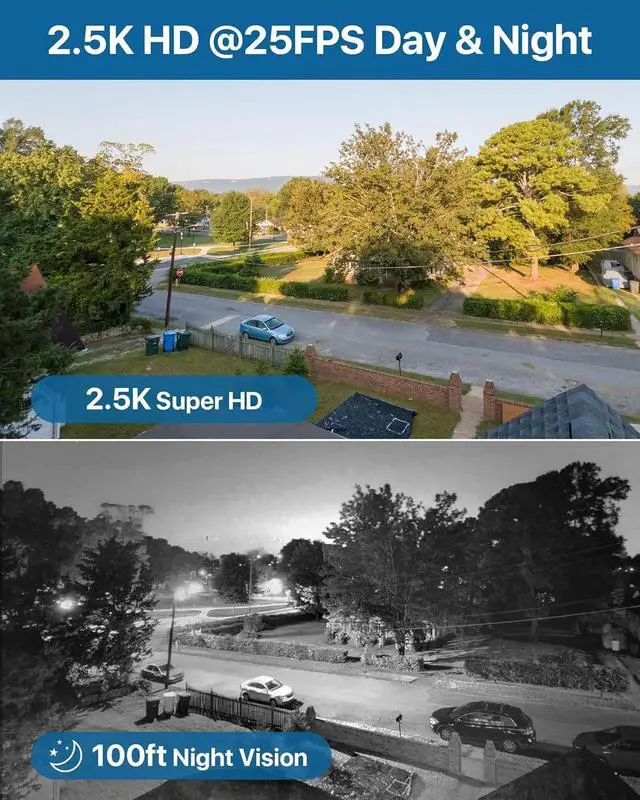 Alt view image 2 of 7 - PoE Security Camera System 8CH 5MP NVR, 8Pcs 4MP Dome IP Cameras Wired Surveillance Camara System, AI Motion Human Detection, Two-Way Audio, 2TB HDD for 24/7 Record Outdoor Indoor, App Remote