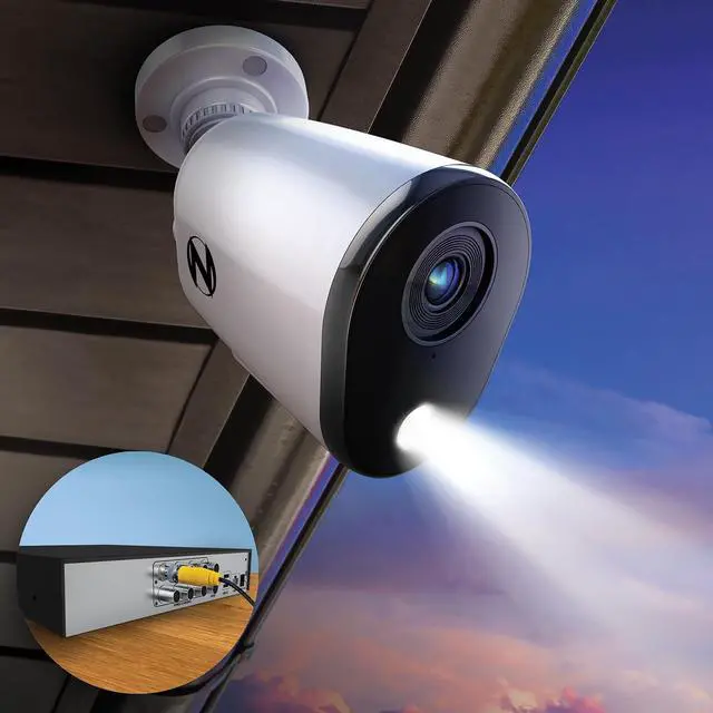 Alt view image 7 of 7 - Night Owl 2-Way Audio 20 Channel DVR Video Home Security Camera System with (8) Wired 1080p HD Indoor/Outdoor Deterrence Cameras and 1TB Hard Drive (Add up to 4 Wi-Fi Cameras) (8 Camera)
