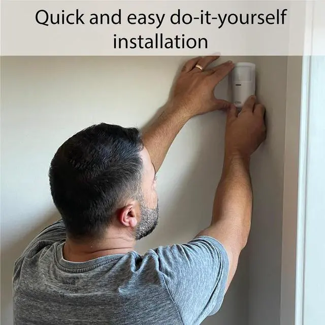Alt view image 6 of 7 - Alarm System for Home Security (Gen 2)11 piece. DIY, Touch Screen, Motion Detection, Contact sensors, Wireless Siren, Remotes, Phone App, Compatible with Alexa, Continuous Updates,NO Monthly Fees
