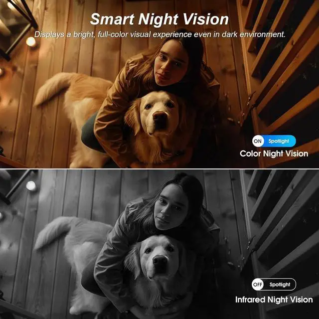 Alt view image 6 of 7 - SANSCO 2K Wireless Security Camera System, 10CH 10" LCD Monitor NVR with Pre-Installed 128GB SD Card, 4PCS 4MP Solar WiFi Camera Outdoor, PIR Human Detection, 2-Way Audio, Color Night Vision