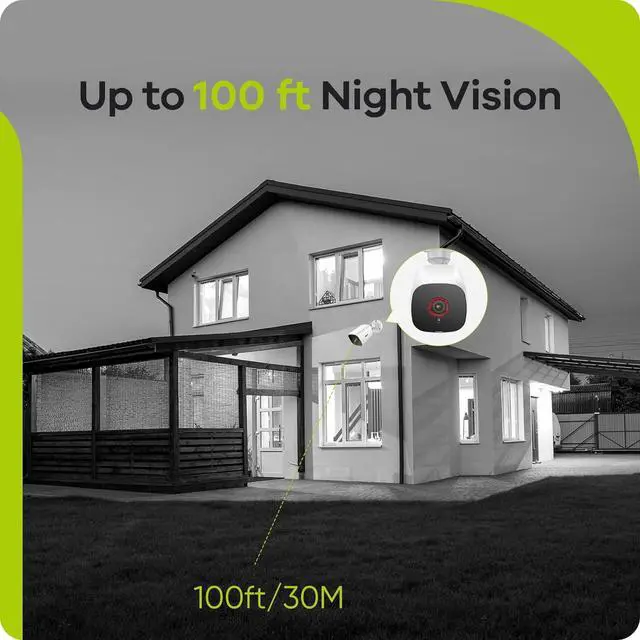 Alt view image 4 of 7 - SANNCE 8CH Full 1080P Security Camera System CCTV Camera Night Vision Surveillance Cameras, IP66 Weatherproof, QR Code Scan and Remote Access