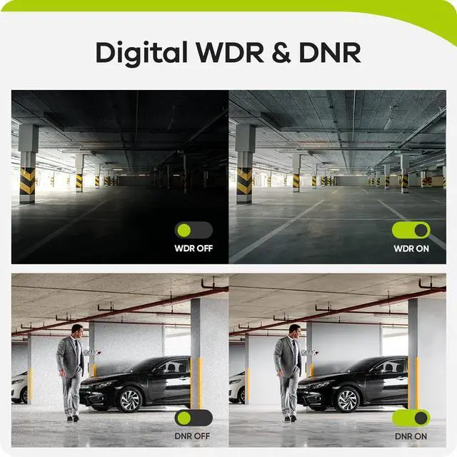Alt view image 5 of 7 - SANNCE 8CH Full 1080P Security Camera System CCTV Camera Night Vision Surveillance Cameras, IP66 Weatherproof, QR Code Scan and Remote Access