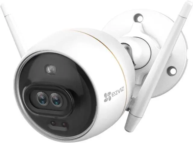 Main image of EZVIZ Outdoor Camera Dual Lens, Surveillance Camera with Color Night Vision & Human/Vehicle Detection, Active Defense with Light & Siren, Two-Way Talk, IP67, No Subscription Fee Cloud(C3X-Cloud)