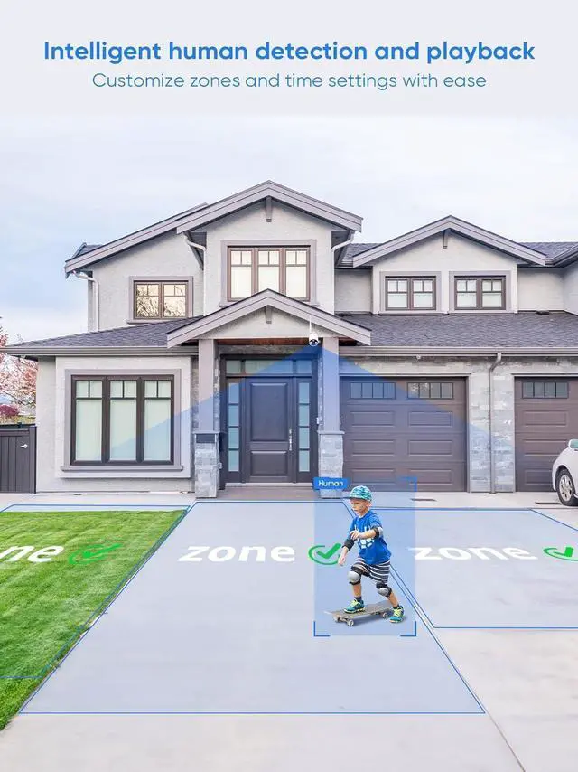 Alt view image 3 of 7 - SANNCE 10CH 5MP NVR All-in-One Wireless CCTV Security Camera System with 1TB HDD Waterproof Surveillance IP Camera System,Plug an Play,Enhance Signal,P2P,Snapshot Email Alert & APP Push