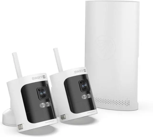 Main image of Swann AllSecure 4K Wireless NVR Security System 2-Cam Kit, Security Camera Outdoor Wireless, Face Recognition AI, Expandable Local Storage, Security Cameras Wireless Outdoor, No Monthly Fee, AS4K800SD