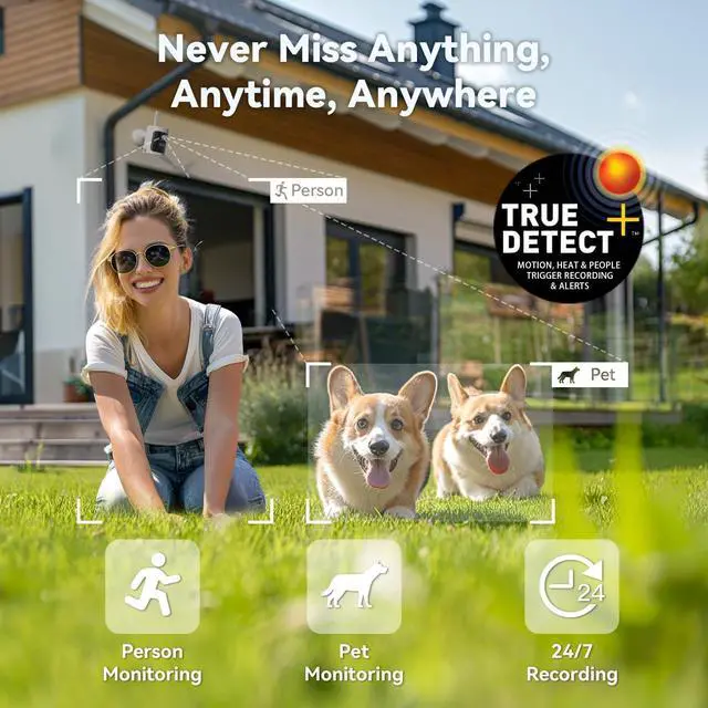 Alt view image 4 of 7 - Swann AllSecure 4K Wireless NVR Security System 2-Cam Kit, Security Camera Outdoor Wireless, Face Recognition AI, Expandable Local Storage, Security Cameras Wireless Outdoor, No Monthly Fee, AS4K800SD