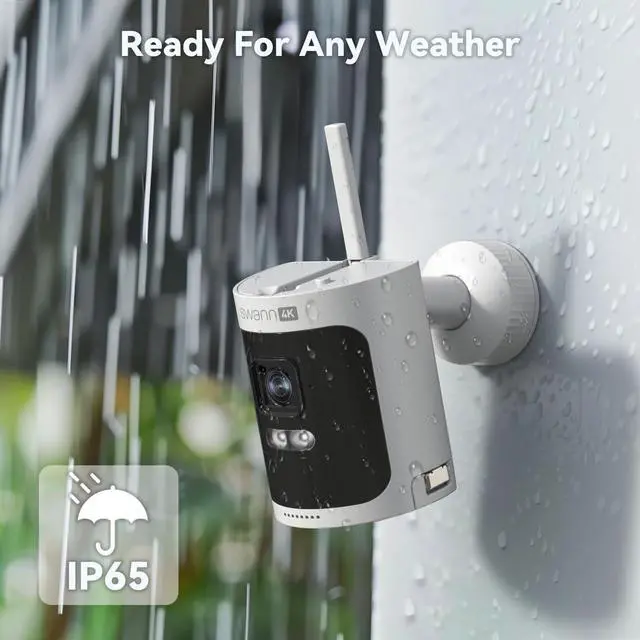 Alt view image 7 of 7 - Swann AllSecure 4K Wireless NVR Security System 2-Cam Kit, Security Camera Outdoor Wireless, Face Recognition AI, Expandable Local Storage, Security Cameras Wireless Outdoor, No Monthly Fee, AS4K800SD