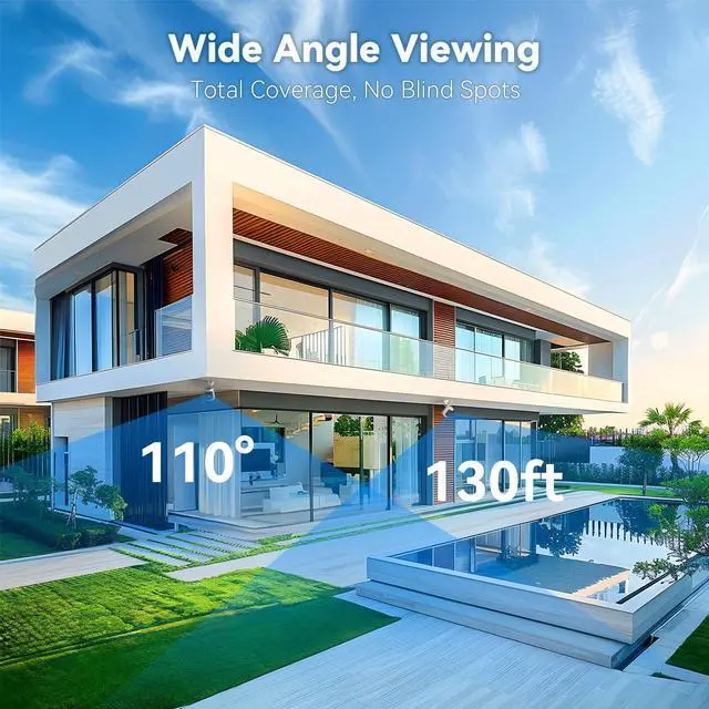 Alt view image 5 of 7 - Swann AllSecure 4K Wireless NVR Security System 2-Cam Kit, Security Camera Outdoor Wireless, Face Recognition AI, Expandable Local Storage, Security Cameras Wireless Outdoor, No Monthly Fee, AS4K800SD