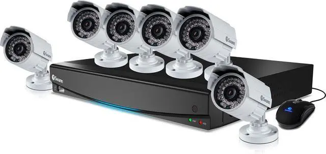 Main image of Swann 8 Channel 960H Professional Security System with 1TB Hard Drive, 6 900TVL Cameras, and 82 Feet Night Vision (SWDVK-834506-CL)