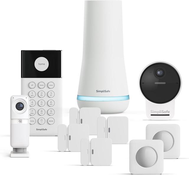 Alt view image 2 of 7 - SimpliSafe 10 Piece Wireless Home Security System with Outdoor Camera- Optional 24/7 Professional Monitoring - No Contract - Compatible with Alexa and Google Assistant