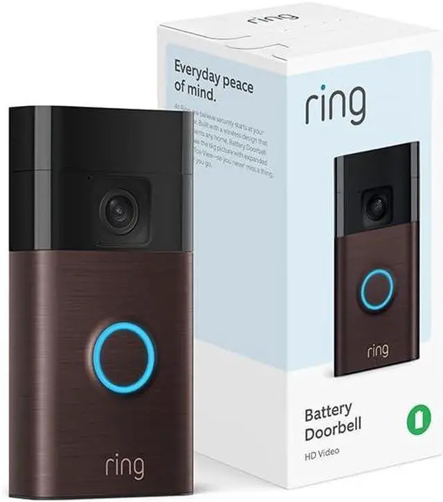 Alt view image 2 of 7 - Ring Battery Doorbell, Head-to-Toe Video, Live View with Two-Way Talk, and Motion Detection & Alerts (2024 release), Venetian Bronze
