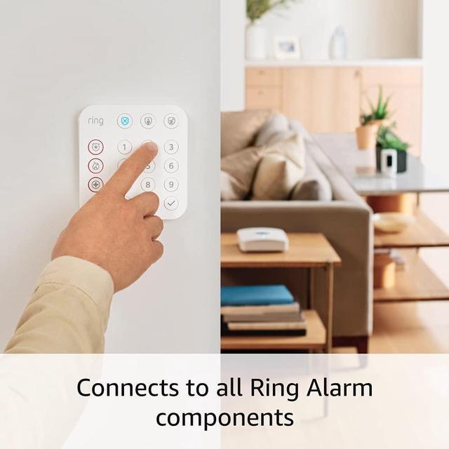 Alt view image 4 of 5 - Ring Alarm Pro Base Station (newest model), with built-in eero Wi-Fi 6 router
