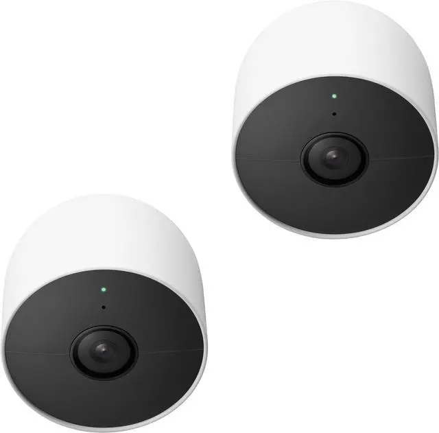 Alt view image 3 of 7 - Google Nest Cam Outdoor or Indoor, Battery Wireless Camera - 2nd Gen (Two Cameras - Wire Free)