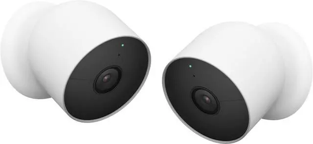 Alt view image 6 of 7 - Google Nest Cam Outdoor or Indoor, Battery Wireless Camera - 2nd Gen (Two Cameras - Wire Free)