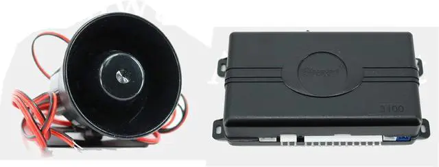 Alt view image 3 of 7 - Avital 3100L 3100 1-Way Security System with Siren & Two 4-Button Remotes