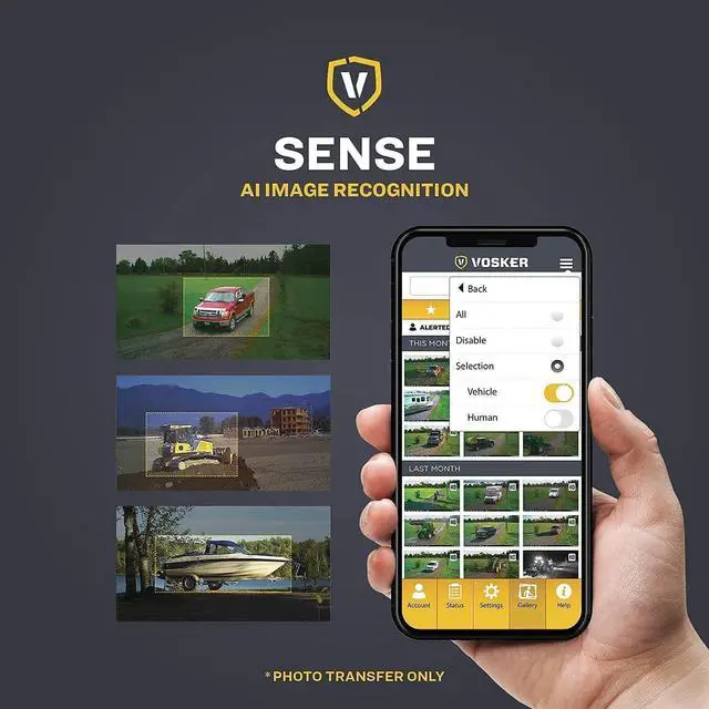 Alt view image 3 of 7 - Vosker V150 Solar-Powered LTE Cellular Home Security Outdoor Camera | Motion Activated Sensor Nightvision Wireless Camera | Receive Photos on Your Mobile App (2 Pack)