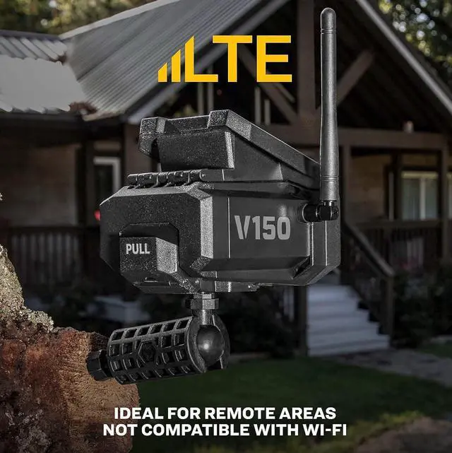 Alt view image 4 of 7 - Vosker V150 Solar-Powered LTE Cellular Home Security Outdoor Camera | Motion Activated Sensor Nightvision Wireless Camera | Receive Photos on Your Mobile App (2 Pack)