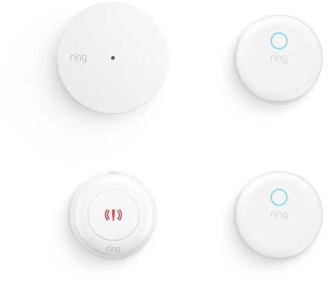 Main image of Ring Home Safety Alarm Accessories with Alarm Panic Button (2nd gen), Glass Break Sensor, Smoke and CO Listener, and Flood and Freeze Sensor