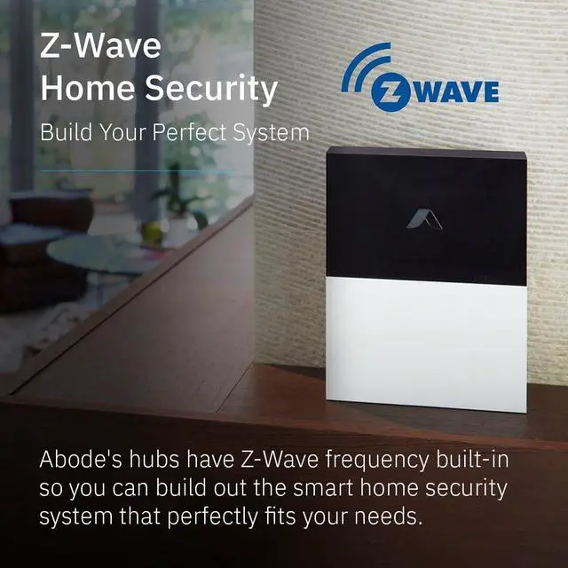 Alt view image 5 of 6 - Abode 8 Piece Wireless Smart Security System - Works with Apple HomeKit, Z-Wave and Zigbee Devices - Expandable to Protect Your Whole Home - Easy DIY Installation - Optional Professional Monitoring