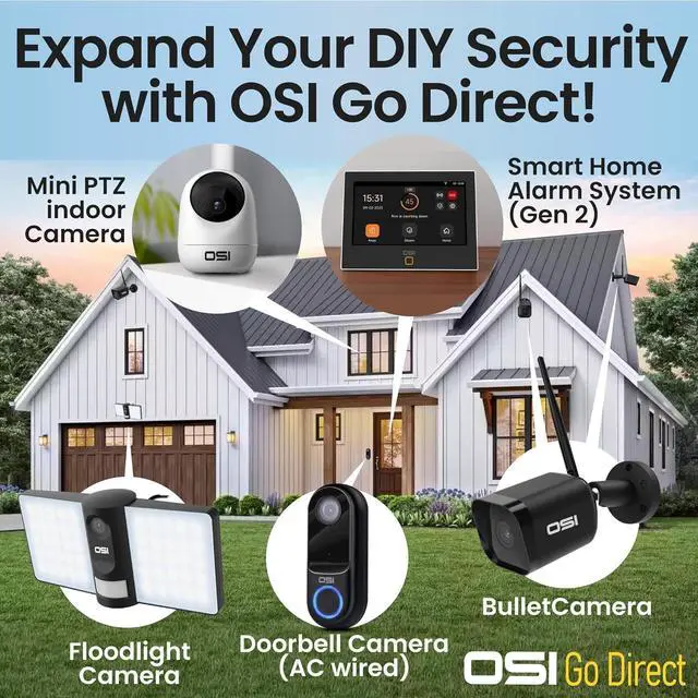 Alt view image 3 of 7 - Alarm System for Home Security (Gen 2)11 piece. DIY, Touch Screen, Motion Detection, Contact sensors, Wireless Siren, Remotes, Phone App, Compatible with Alexa, Continuous Updates,NO Monthly Fees