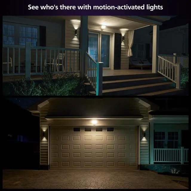 Alt view image 3 of 7 - Philips Hue Secure Floodlight with Camera - 1 Pack - 1080P HD Video - Night Vision - Color-Capable, 2250 Lumens Light - Motion Detection - Two-Way Talk - Outdoor - Weatherproof - Works with Hue App