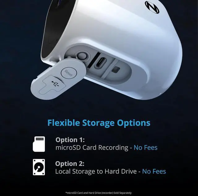 Alt view image 6 of 7 - Night Owl Wire Free 2K HD Indoor/Outdoor Deterrence Camera with 2-Way Audio