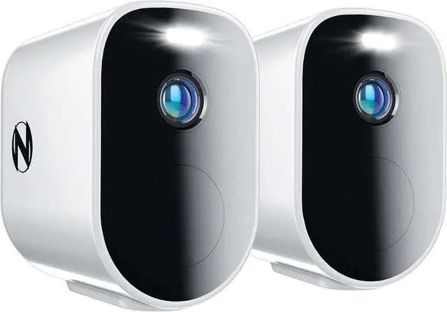 Main image of Night Owl Wire Free 2K HD Indoor/Outdoor Deterrence Cameras with 2-Way Audio (2-Pack)