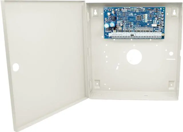 Alt view image 2 of 5 - DSC HS2032NKCP01 Model HS2032 PowerSeries Neo Security Control Panel with CP01 Software in a Large Cabinet, No Keypad, 8 to 32 Zone Panel Configuration, 128 Bit AES Encryption