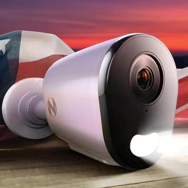 Alt view image 3 of 7 - Night Owl Add On Wired IP 4K HD Indoor/Outdoor Deterrence Bullet Camera with 2-Way Audio (1-Pack) (Bullet - 1 Pack)