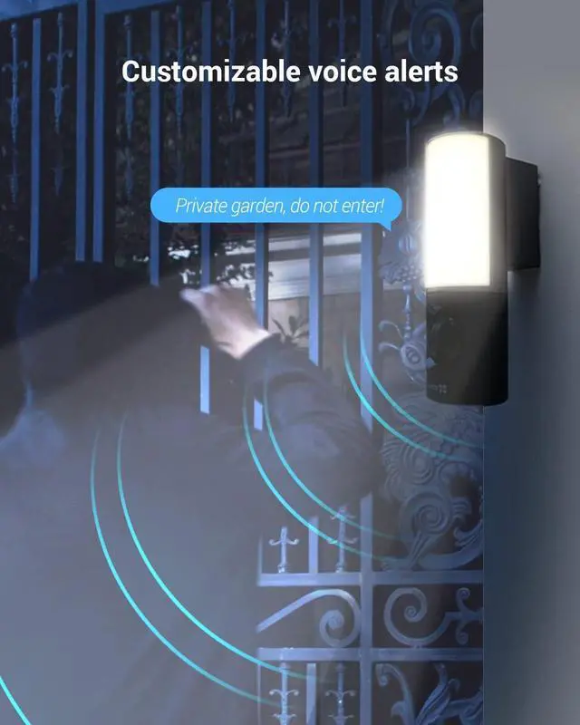 Alt view image 4 of 5 - EZVIZ 2K+ Smart Outdoor Security Camera with Floodlight, Built-in 32G Storage, Colour Night Vision, Siren & Light Alarm, AI Human Detection, Two-Way Talk, Waterproof, Hardwired Installation (LC3)