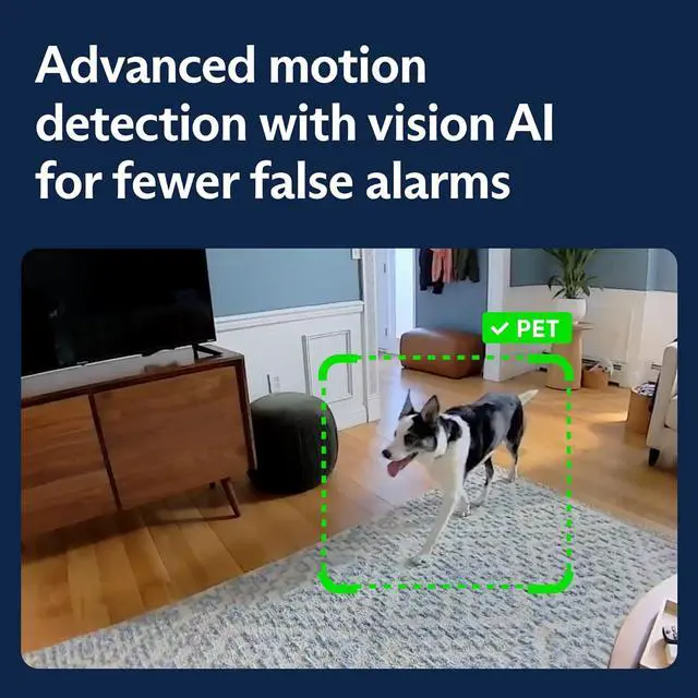 Alt view image 7 of 7 - SimpliSafe Solar Panel for Outdoor Security Camera,White & Smart Alarm Wireless Indoor Security Camera
