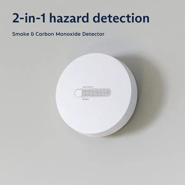 Alt view image 3 of 6 - SimpliSafe Smoke & Carbon Monoxide Detector